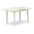 Pemberly Row 5-Piece Wood Dining Set with Linen White Finish