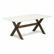 Pemberly Row 7-Piece Dining Set with Button Tufted Chairs in Multi-Color