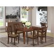 Pemberly Row 7-Piece Wood Dining Set with Mahogany Finish
