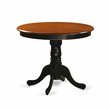 Pemberly Row 3-Piece Wood Dining Set with Black/Cherry Finish