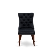 Pemberly Row 3-Piece Dining Room Set in Mahogany/Black