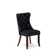 Pemberly Row 3-Piece Dining Room Set in Mahogany/Black