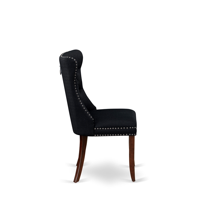 Pemberly Row 3-Piece Dining Room Set in Mahogany/Black