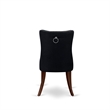Pemberly Row 3-Piece Dining Room Set in Mahogany/Black