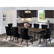 Pemberly Row 9-Piece Jacobean Dining Table Set with Upholstered Chairs