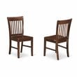 Pemberly Row 3-Piece Dining Set with Nail Heads in Mahogany