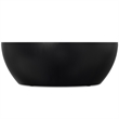 Pemberly Row 34 inch Wide Solid Mango Drum Coffee Table in Black