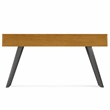 Pemberly Row 60 inch Wide Wood Console Sofa Table in Oak Veneer