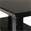 Pemberly Row Solid Wood Narrow End Table with Storage in Hickory Brown