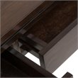 Pemberly Row Solid Wood Coffee Table with Drawers in Mahogany Brown