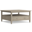 Pemberly Row 3-Piece Coffee Table and 2 End Tables in Distressed Gray