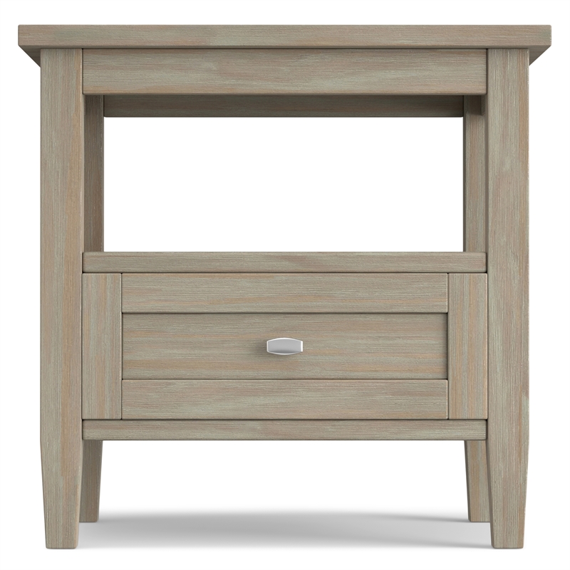Pemberly Row 3-Piece Coffee Table and 2 End Tables in Distressed Gray