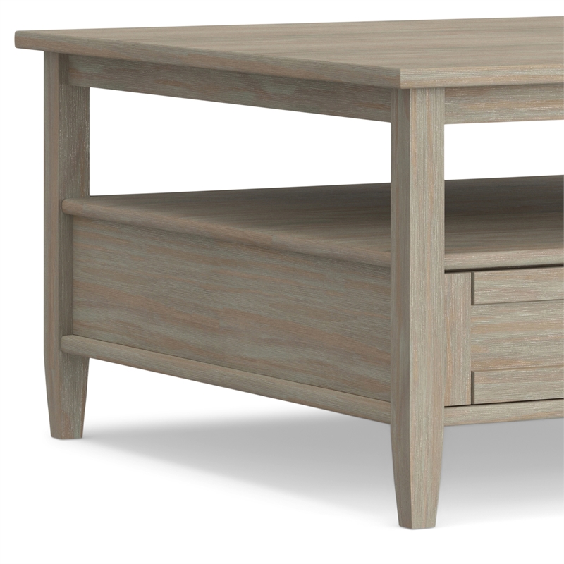 Pemberly Row 3-Piece Coffee Table and 2 End Tables in Distressed Gray