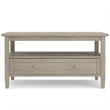 Pemberly Row 3-Piece Coffee Table and 2 End Tables in Distressed Gray