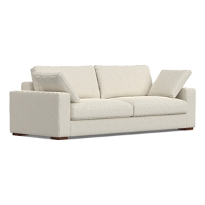 Pemberly Row 96 inch Wide Sofa in Off White Performance Fabric