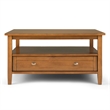 Pemberly Row 3-Piece Coffee Table and 2 End Tables in Golden Brown