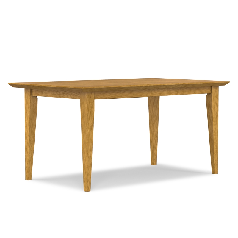 Pemberly Row 60-76 inch x 36 inch Extendable Dining Table in Oak