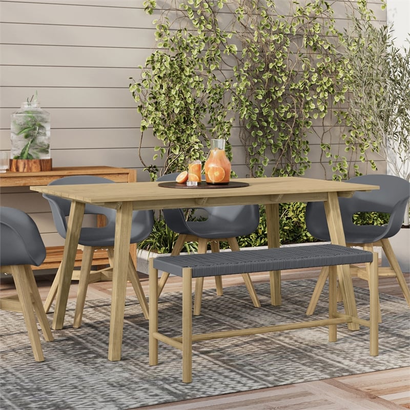 Pemberly Row Solid Wood 18 x 46