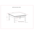 Pemberly Row Solid Wood 36