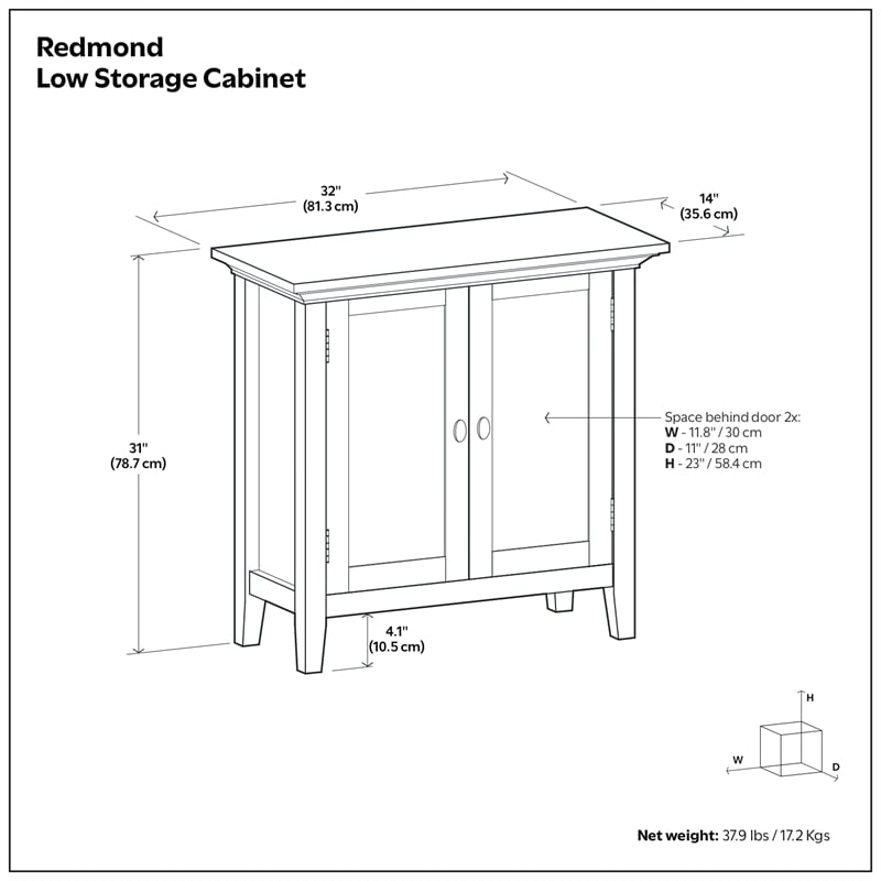 Pemberly Row Solid Wood 32