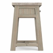 Pemberly Row Wood 24 inch Bedside Nightstand Table in Distressed Gray