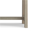 Pemberly Row Wood 24 inch Bedside Nightstand Table in Distressed Gray