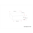 Pemberly Row Square Solid Wood Coffee Table in Natural Mango