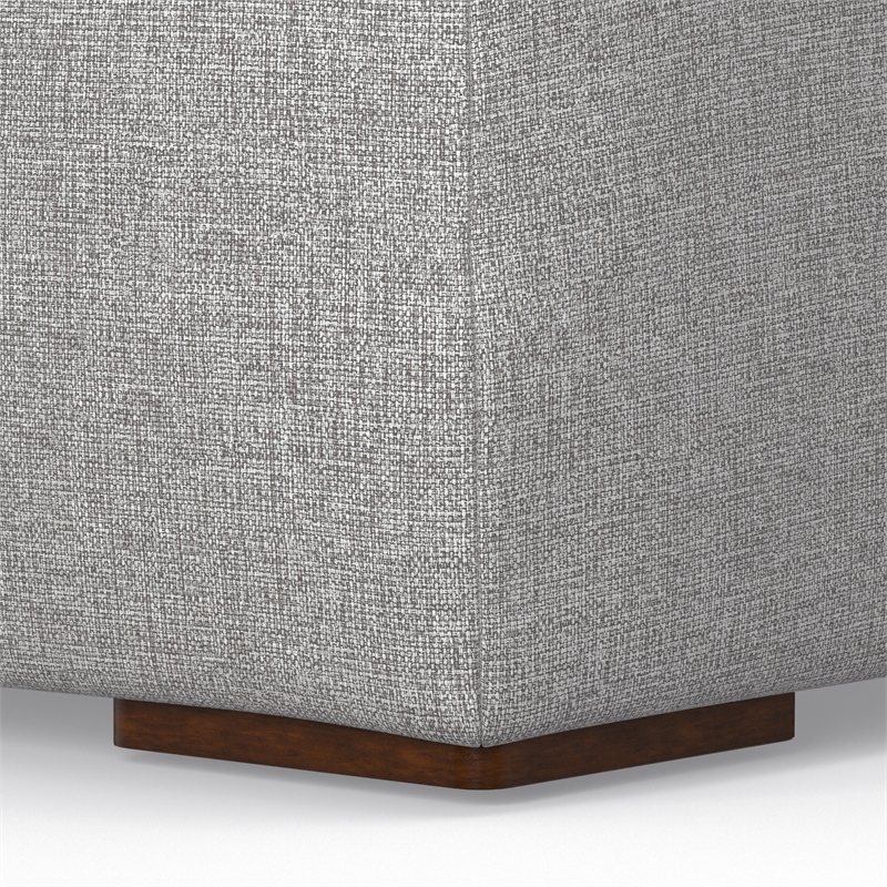 Pemberly Row 3-Seater Modular Sofa in Pale Gray Performance Fabric