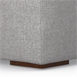 Pemberly Row 3-Seater Modular Sofa in Pale Gray Performance Fabric