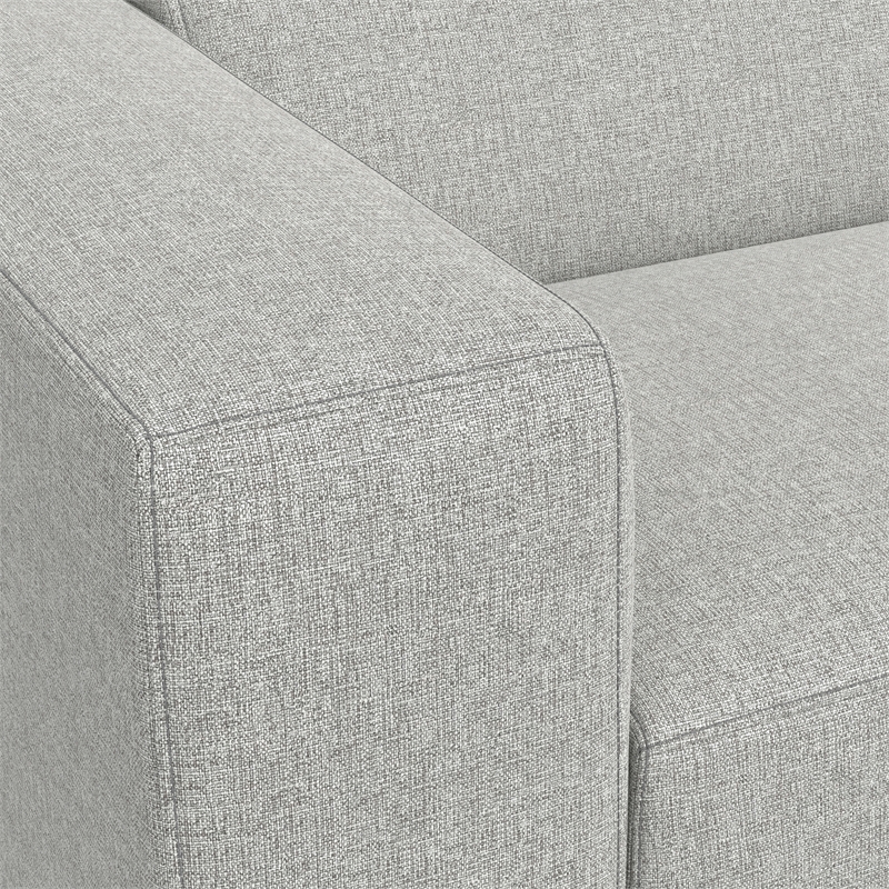 Pemberly Row 3-Seater Modular Sofa in Pale Gray Performance Fabric