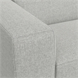 Pemberly Row 3-Seater Modular Sofa in Pale Gray Performance Fabric