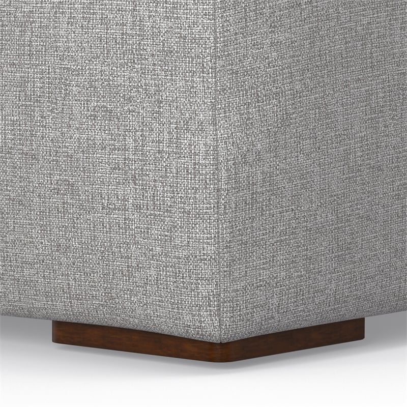 Pemberly Row 2 Seater Modular Sofa in Pale Gray Performance Fabric