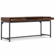 Pemberly Row Solid Wood Industrial 72