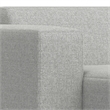 Pemberly Row Left-Facing Modular Sectional Sofa in Pale Gray