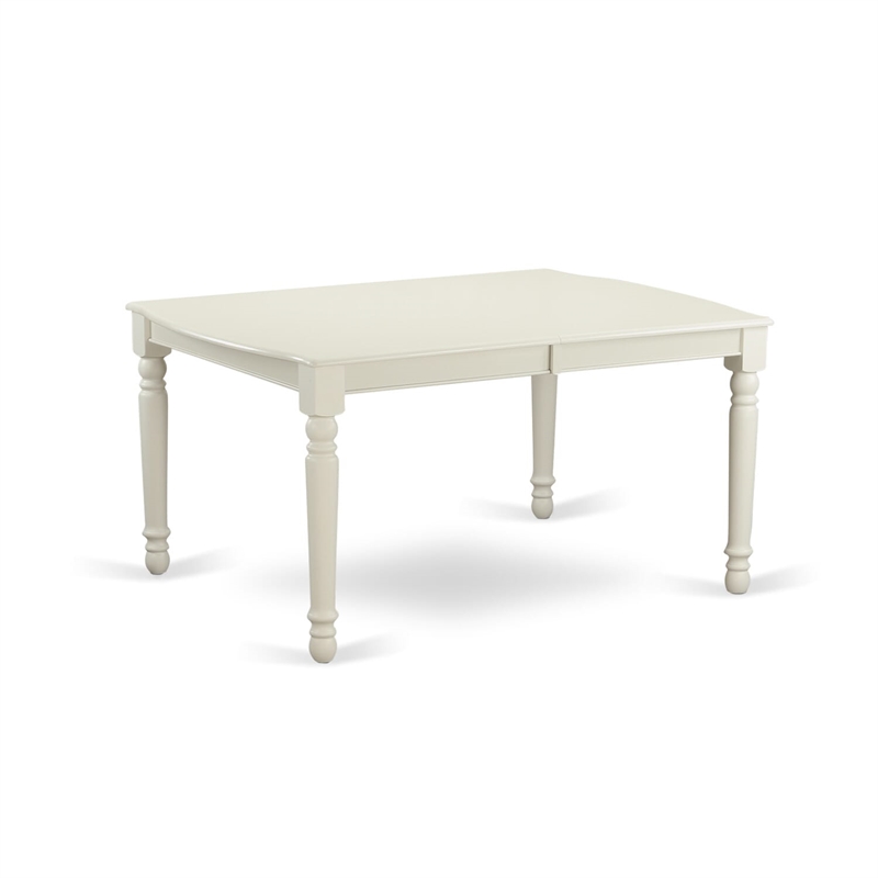 Pemberly Row 7-Piece Dining Set in Linen White/Platinum Gray