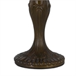 Pemberly Row Metal Table Lamp with Butterfly Design Shade in Multicolor