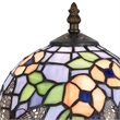 Pemberly Row Metal Table Lamp with Butterfly Design Shade in Multicolor