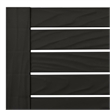 Pemberly Row Double Multi-Position Sun Lounger for 2 People in Black