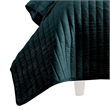 Pemberly Row Twin Quilt Coverlet Set with Crinkle Texture in Teal Green