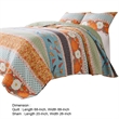 Pemberly Row 2pc Twin Quilt and Pillow Sham Set with Floral Prints