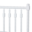 Pemberly Row Spindle 4-Piece Bedroom Set with Platform Bed in White Full