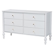 Pemberly Row Spindle 4-Piece Bedroom Set with Queen Platform Bed in White