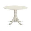 Pemberly Row 5-Piece Modern Dining Table Set in Linen White and Black
