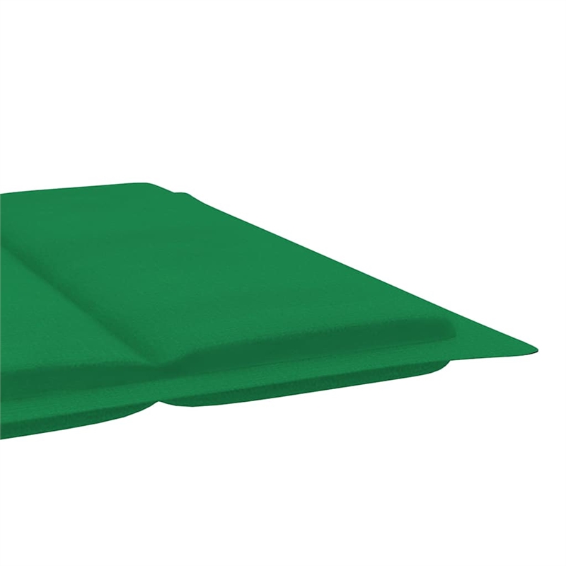 Pemberly Row Acacia Wood Foldable Patio Sun Lounger Set of 2 in Green