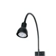 Pemberly Row Round 6W LED Wall Reading Lamp with Plug-In Switch in Black