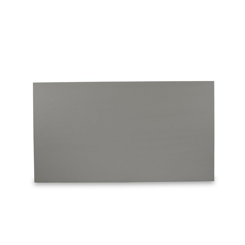 Pemberly Row Rectangle Rubber Wood Dining Table in Gray and Black