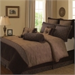 Pemberly Row 10-Piece King Comforter Set with Paisley Design in Brown