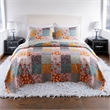Pemberly Row 2-Piece Twin Quilt Set with Floral Print in Multicolor