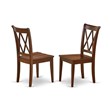 Pemberly Row Antique 3-Piece Dining Set with Mahogany Wood Finish