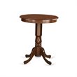 Pemberly Row 3-Piece Wood Pub Table and Chair Set in Mahogany Finish